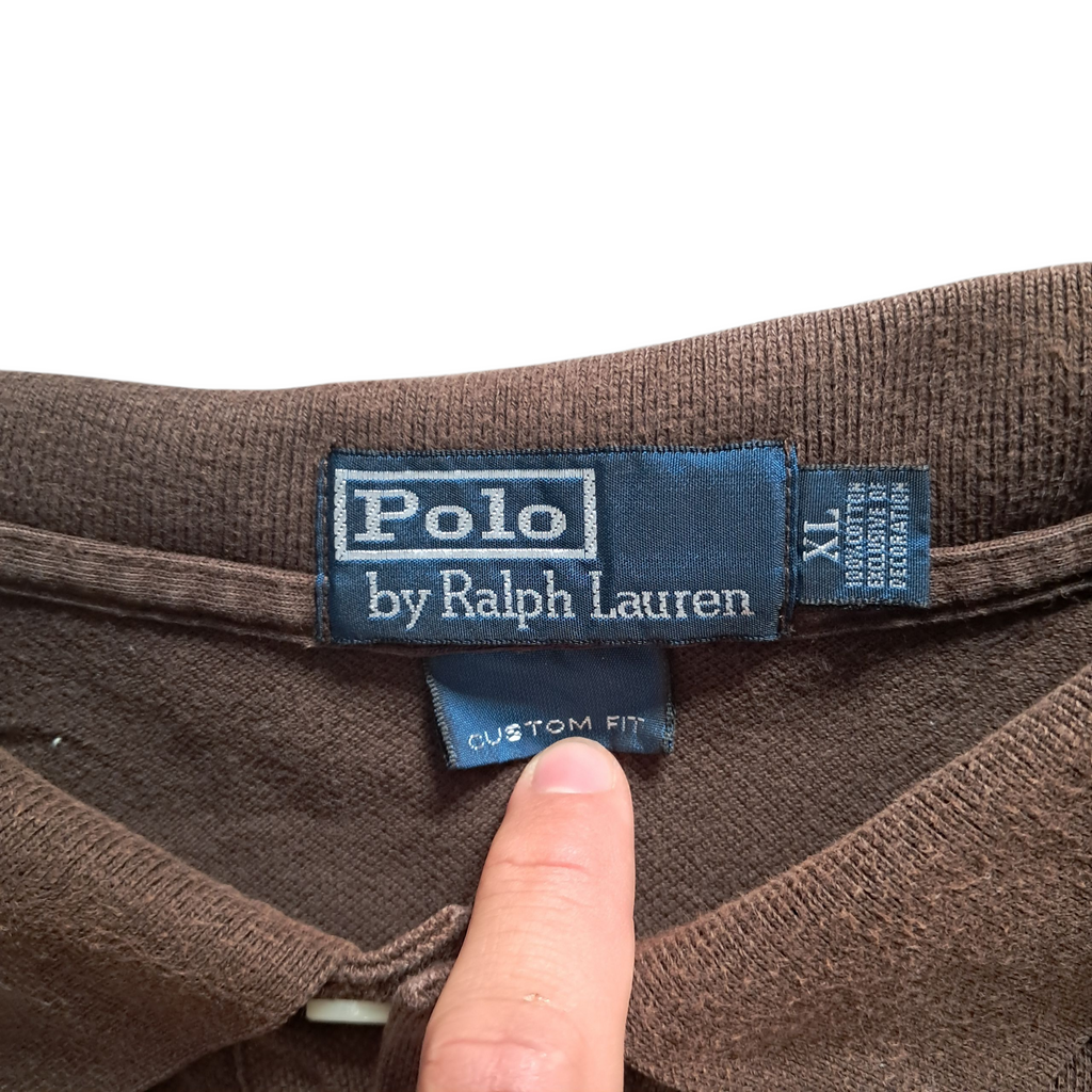 Ralph Lauren Big Pony Polo – Braun – Größe XL