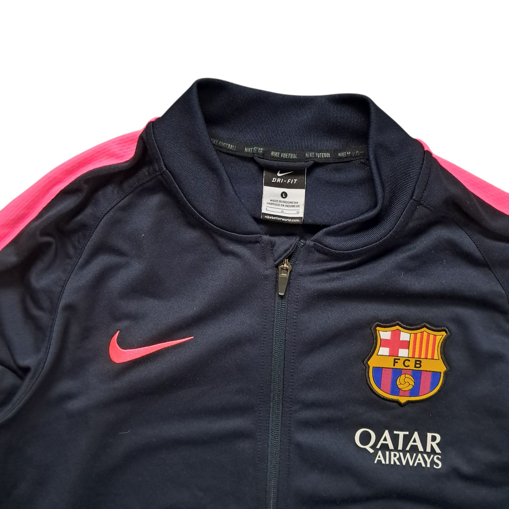FC Barcelona x Nike Trainingsjacke – Marine/Pink – Größe L