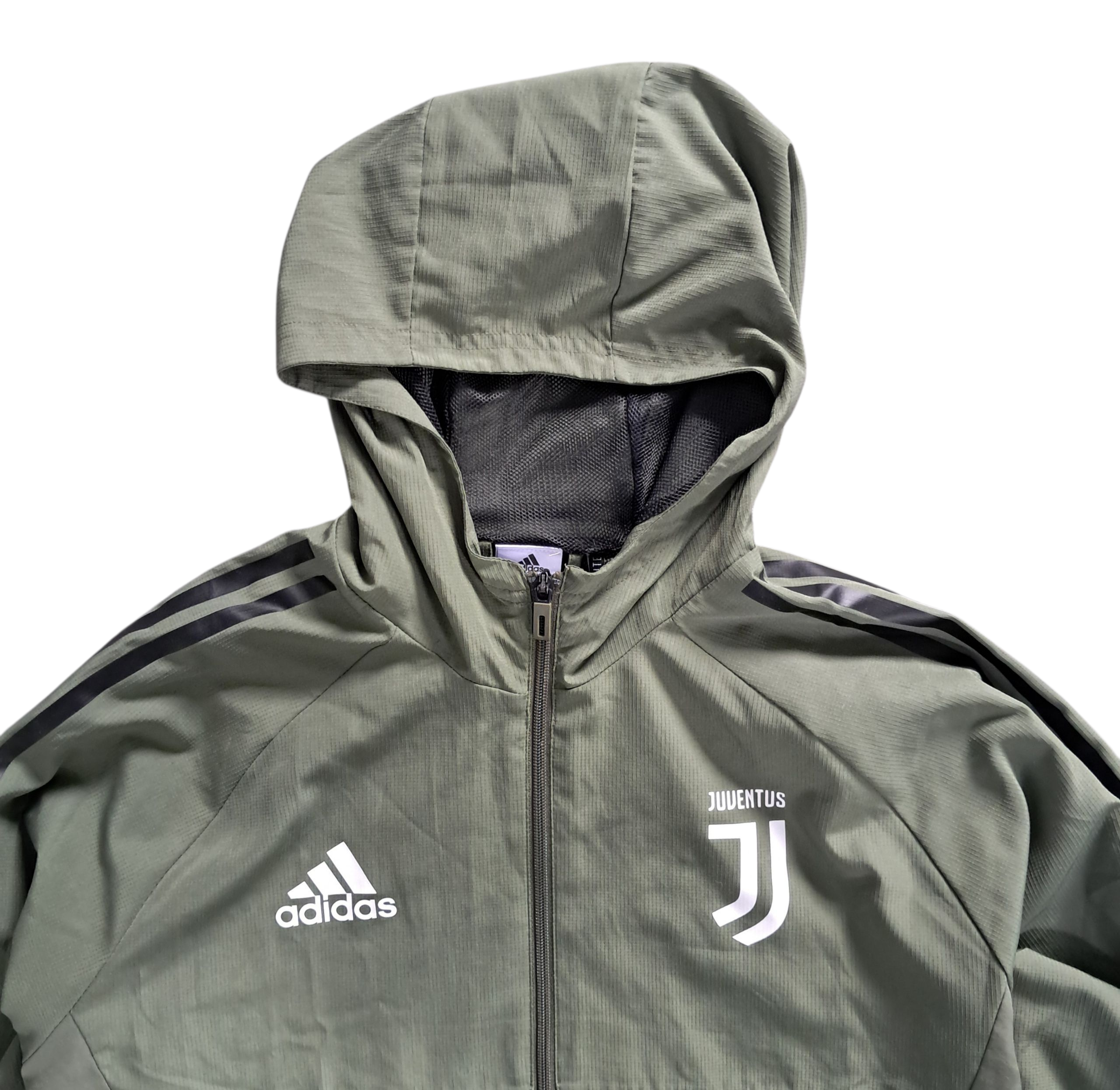 Juventus Turin x Adidas Champions League Trackjacket – Khaki – Größe L