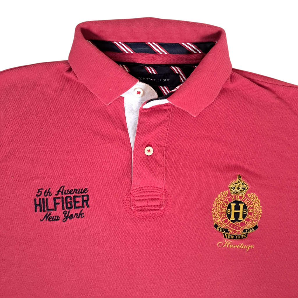 Tommy Hilfiger Polo – Rot – Größe L