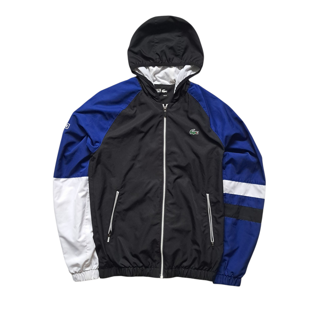 Lacoste Trainingsjacke/Trackjacket Blau Schwarz Weiß - Größe XS