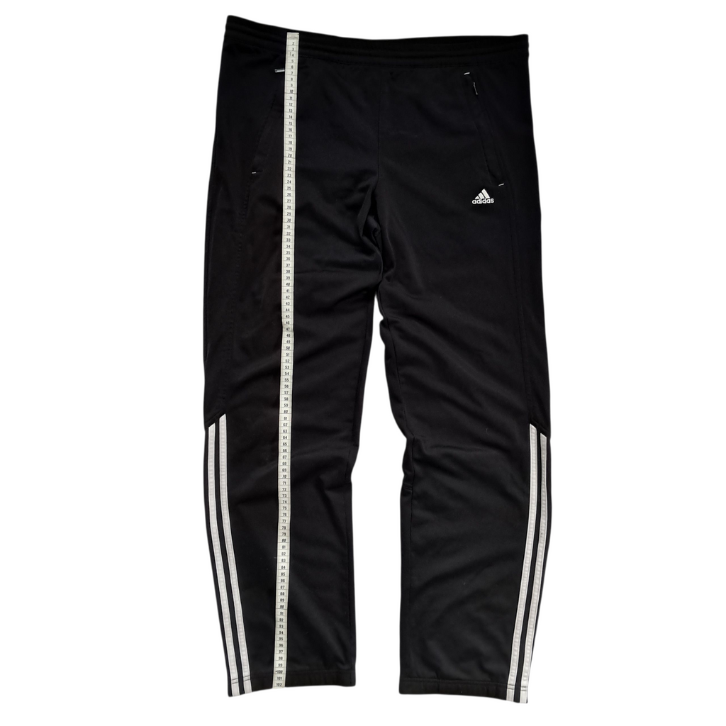 Adidas Vintage Trackpants Baggy Open Leg – Schwarz – Größe XL