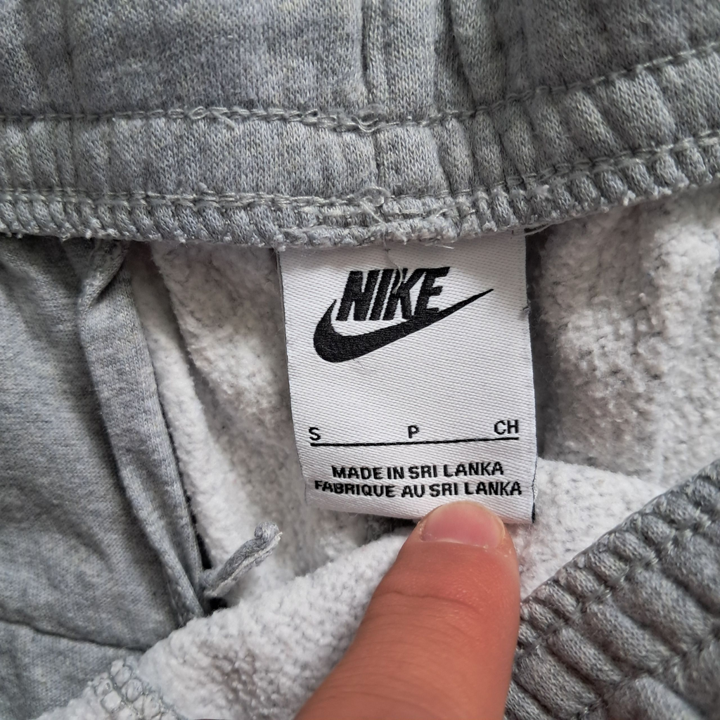 Nike Jogginghose Baggy Open Leg – Grau – Größe S