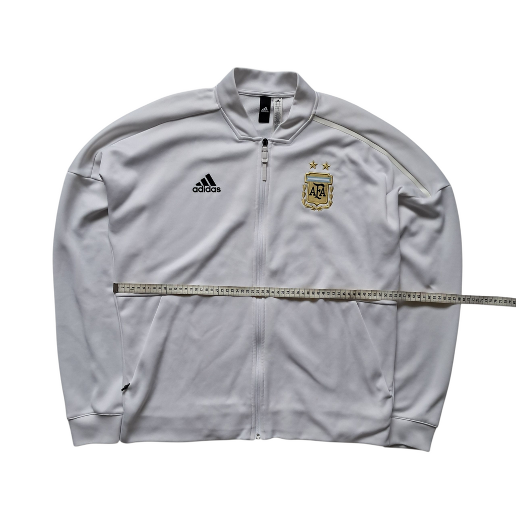 Argentinien x Adidas Trainingsjacke Weiß – Größe M